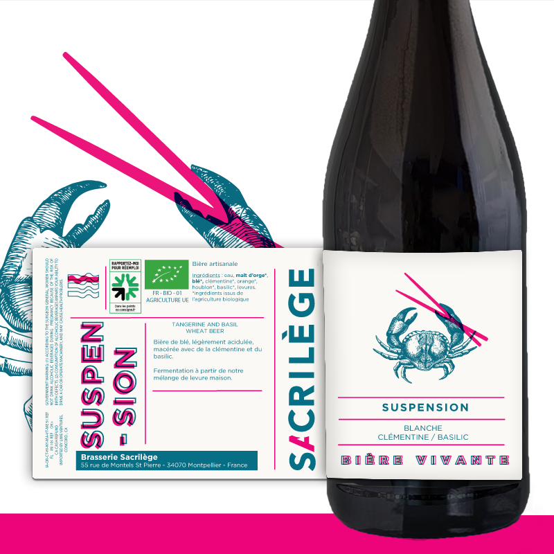Suspension - Blanche Clémentine Basilic - 5%