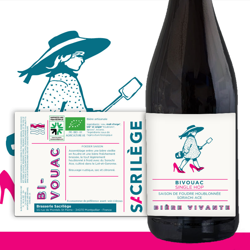 Bivouac Sorachi Ace- Single Hop Saison- 7.4%