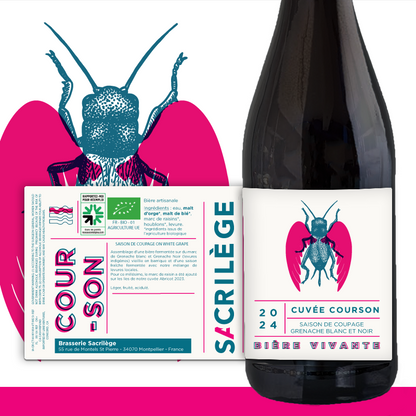 Cuvée Courson - Bière de vigne raisins blancs - 5.9%