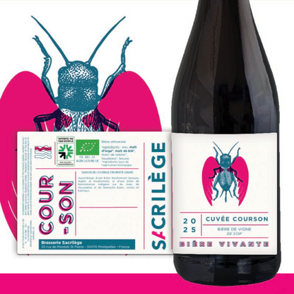 Cuvée Courson - Bière de vigne raisins blancs - 5.9%