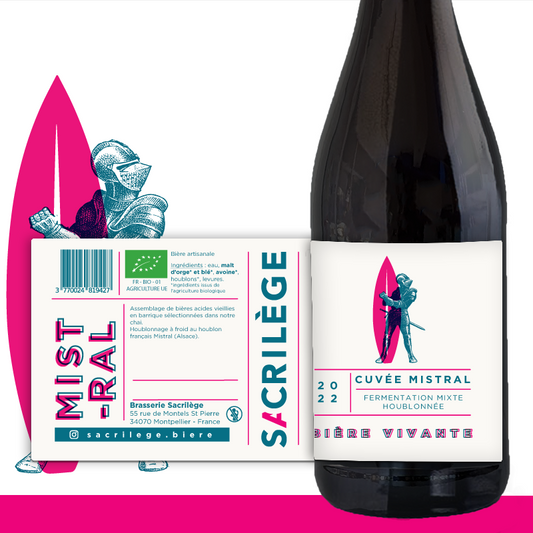 Cuvée Mistral - Ferm. Mixte Dry Hop Mistral - 5.3%