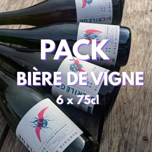 - PACK Bière de vignes - 6 x 75cL