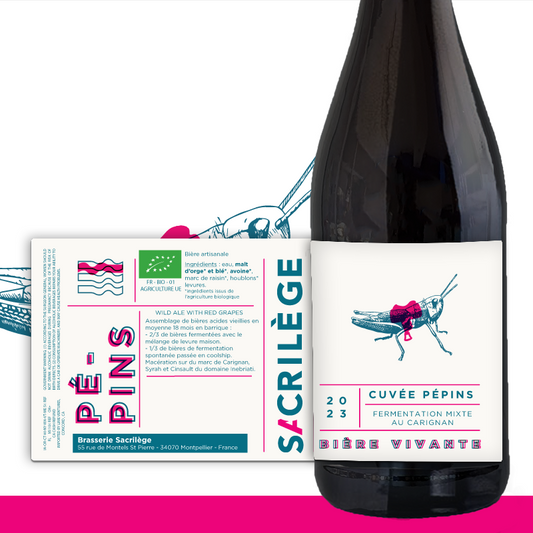 Cuvée Pépins  - Bière de vigne - 6.2%